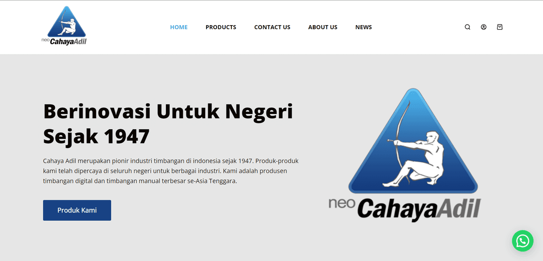 website cahaya adil