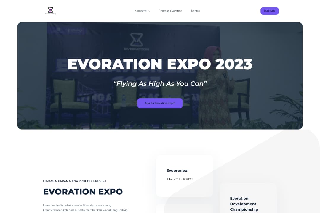 website evoration expo 2023